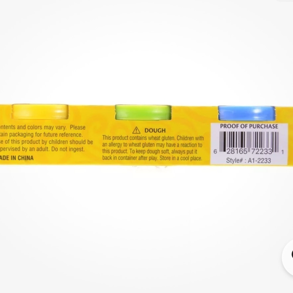 NEW Crayola Silly Scents Dough 2+ Green/Blue/Purple - Picture 7 of 7